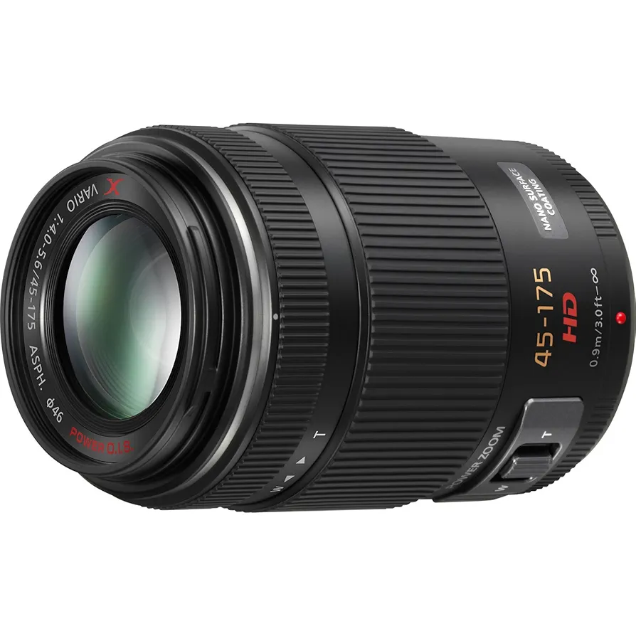 Panasonic - 美品 LUMIX G X VARIO PZ 45-175mm Amazon.com : Panasonic LUMIX G X Vario Power Zoom Lens, 45